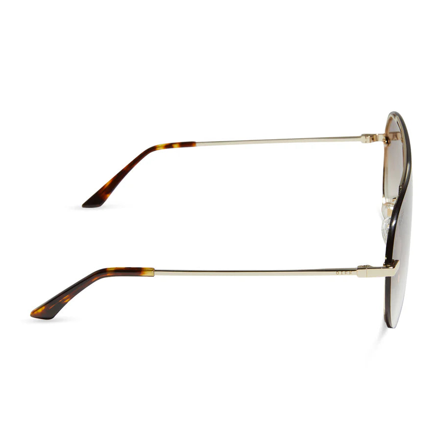 DIFF Imani Gold Sunglasses