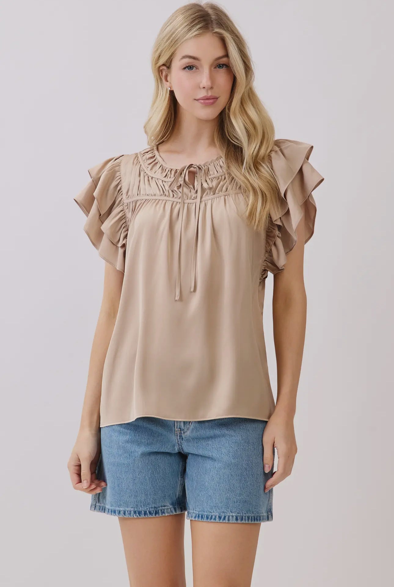 The Nova Top • Taupe