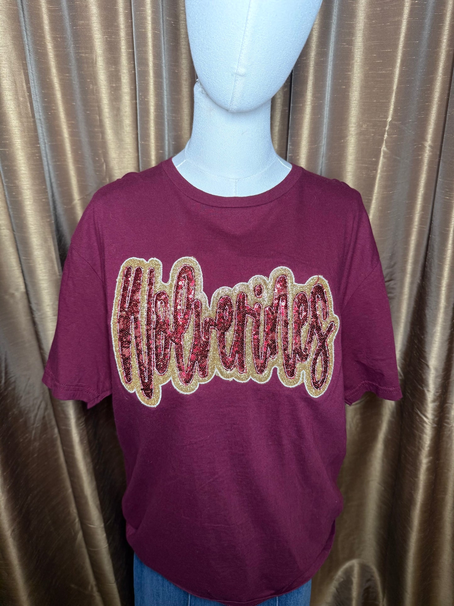 Wolverines Sequin T-Shirt