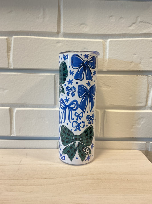 Doves Bow School Spirit Tumblers