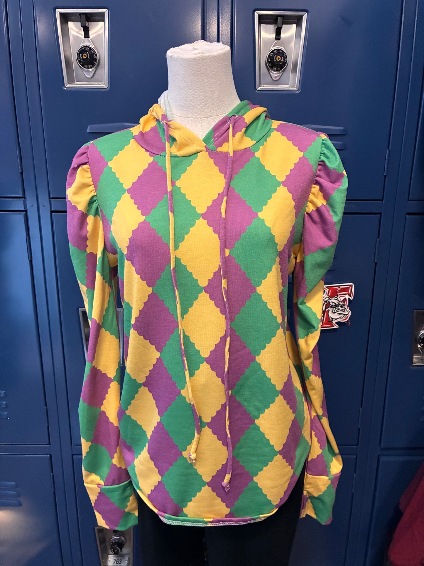 MG puff sleeve hoodie