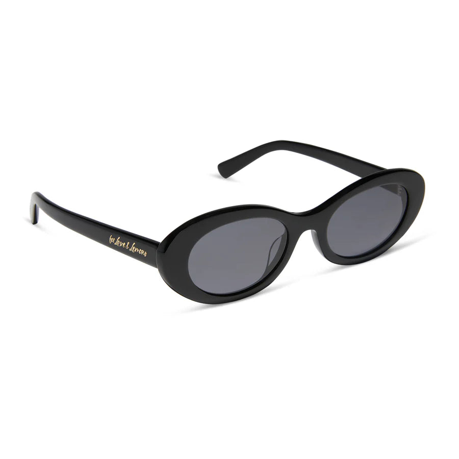 DIFF Sabrina Black Sunglasses
