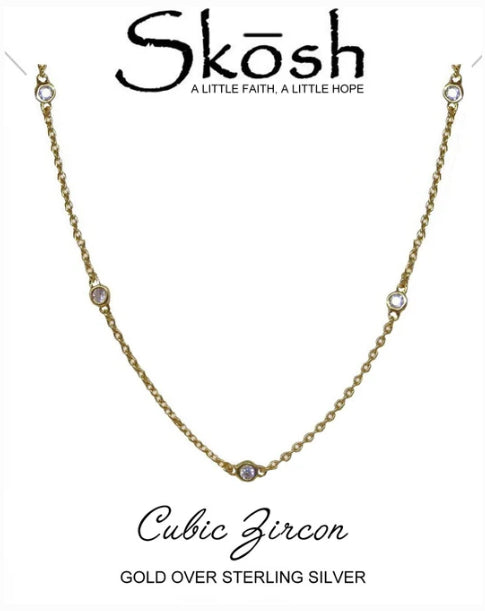 The Crystal Starlight Chain - Gold