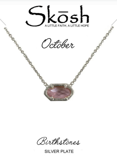 The October Pendant - Silver