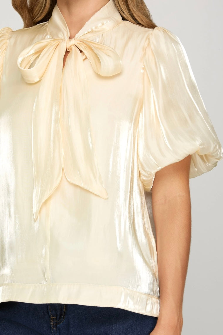 The Belle Blouse - Cream