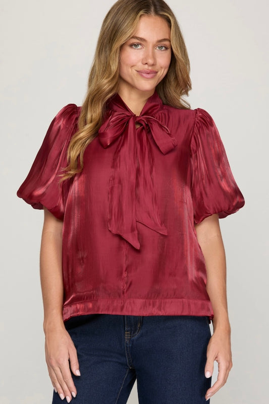 The Belle Blouse - Red