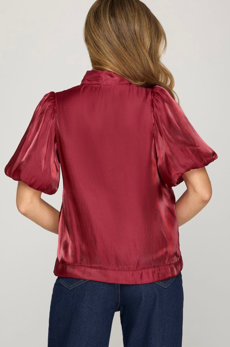 The Belle Blouse - Red