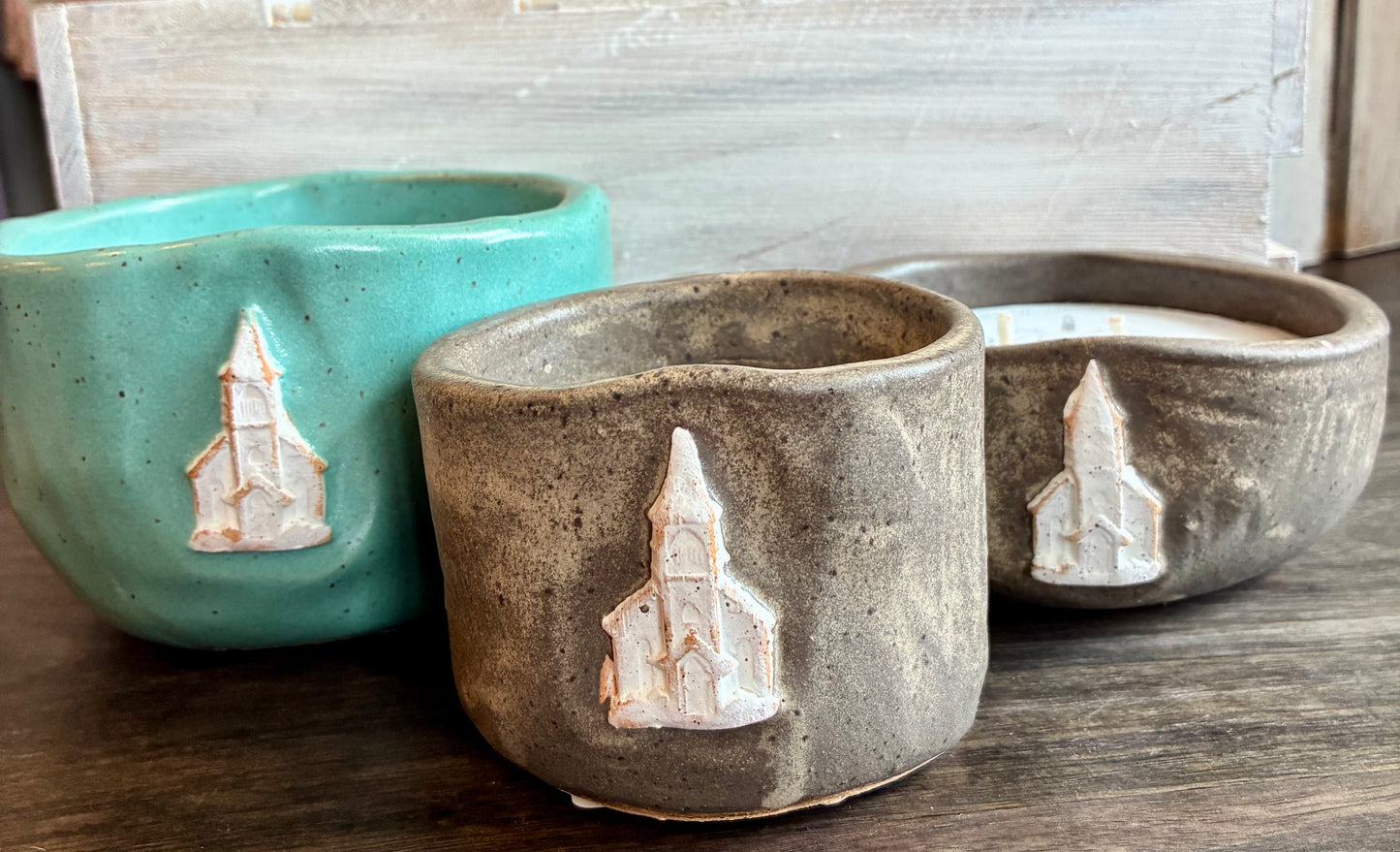 Cathedral Pottery Candles