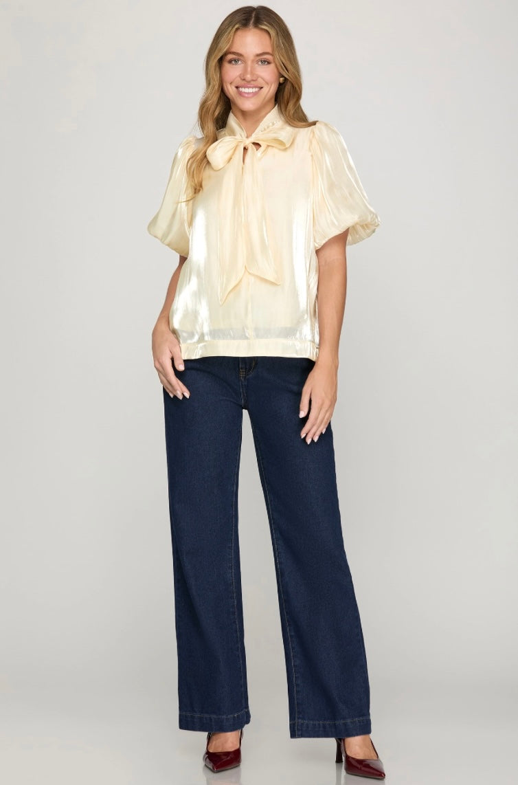 The Belle Blouse - Cream