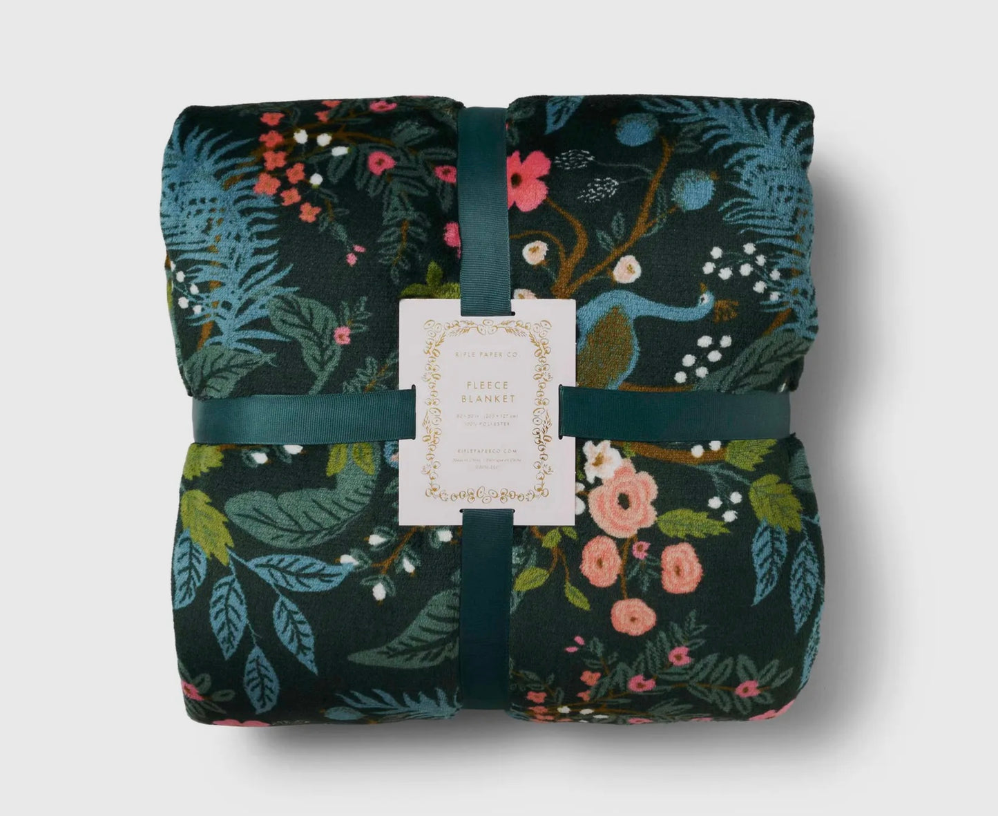 Peacock fleece Blanket