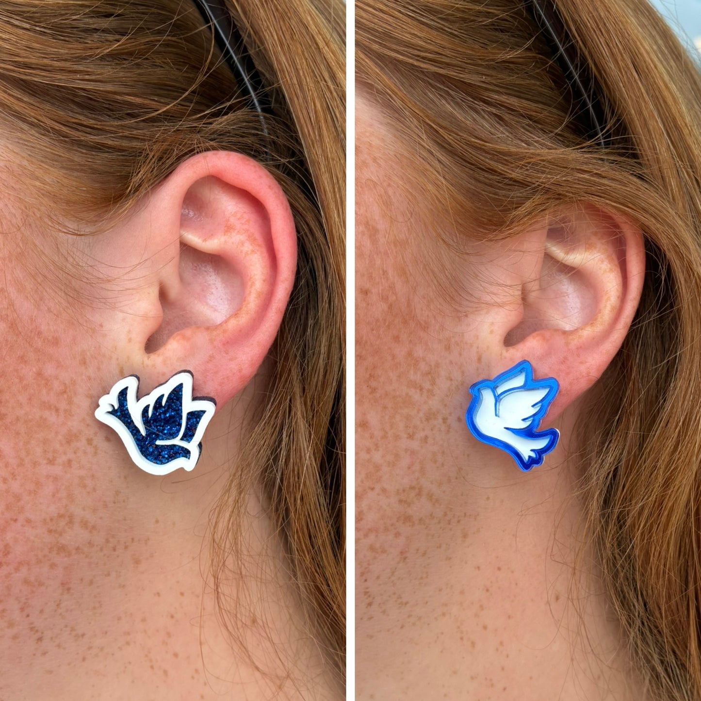 Classic Doves Stud Earrings