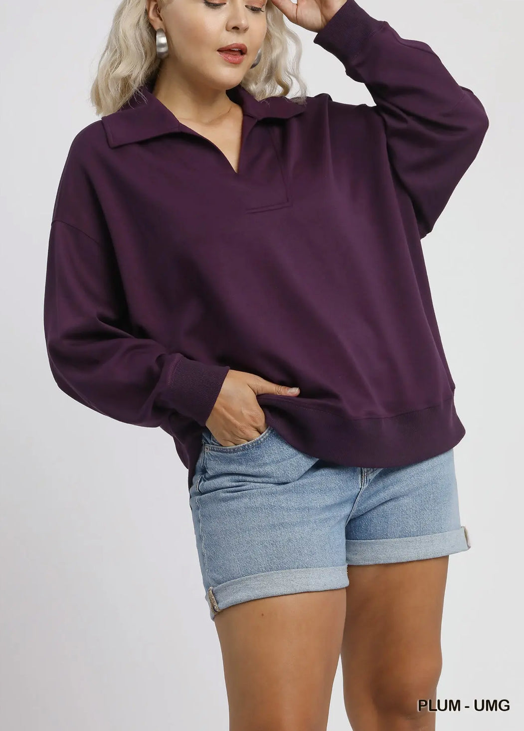 The Berry Glow Top  Peacock  Curves