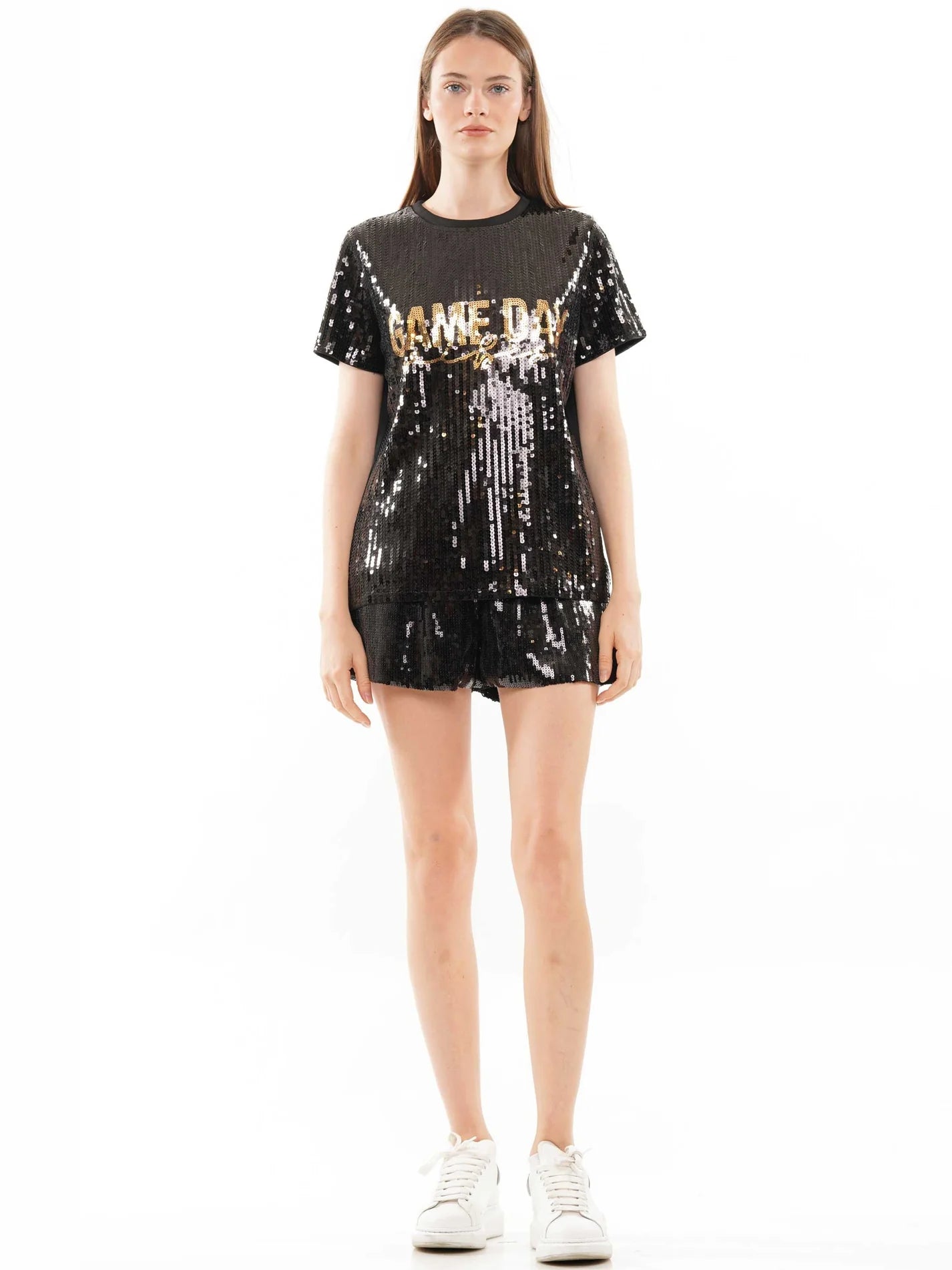 Black and Gold Game Day vibes Top