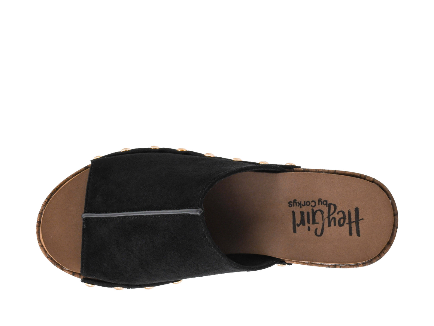 Corkys Gaslight Black Block Heel Mule