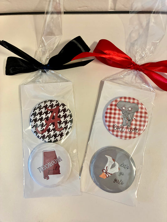 Alabama Big Pins (set of 2)