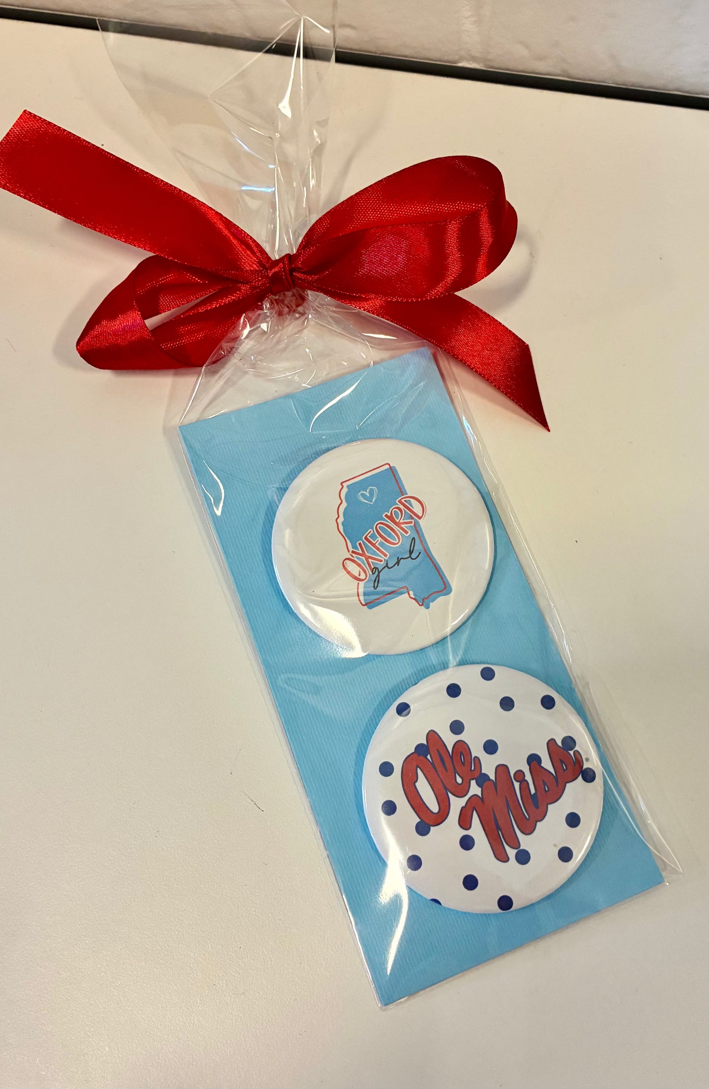 Ole Miss Big Pins (set of 2)