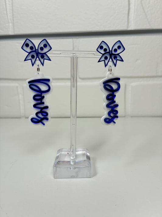 SSA Doves Dangle Earrings