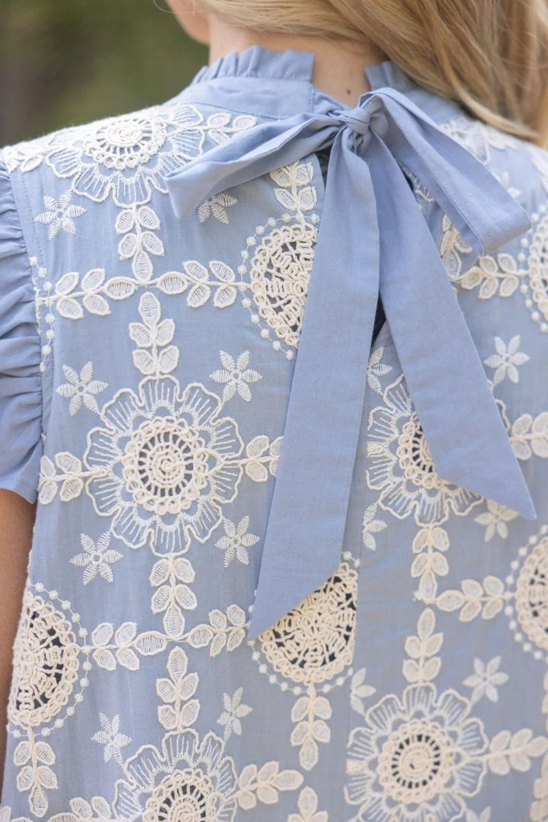 The Slate Petal Dress