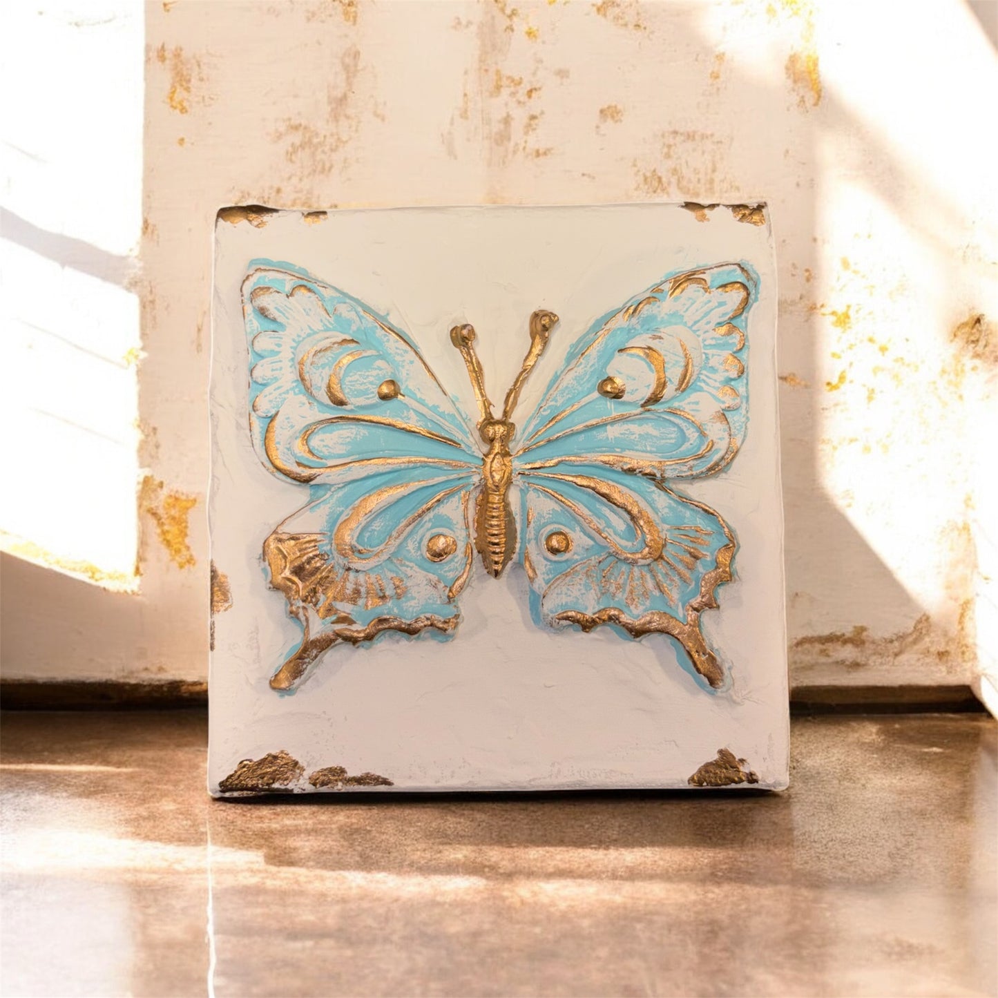Canvas Art: Blue Butterfly
