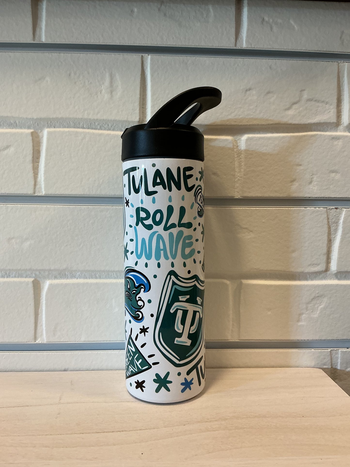 Tulane  22 0z Water Bottle