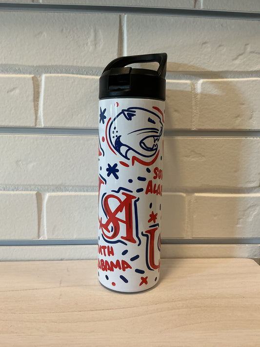 South Alabama 22 0z Water Bottle