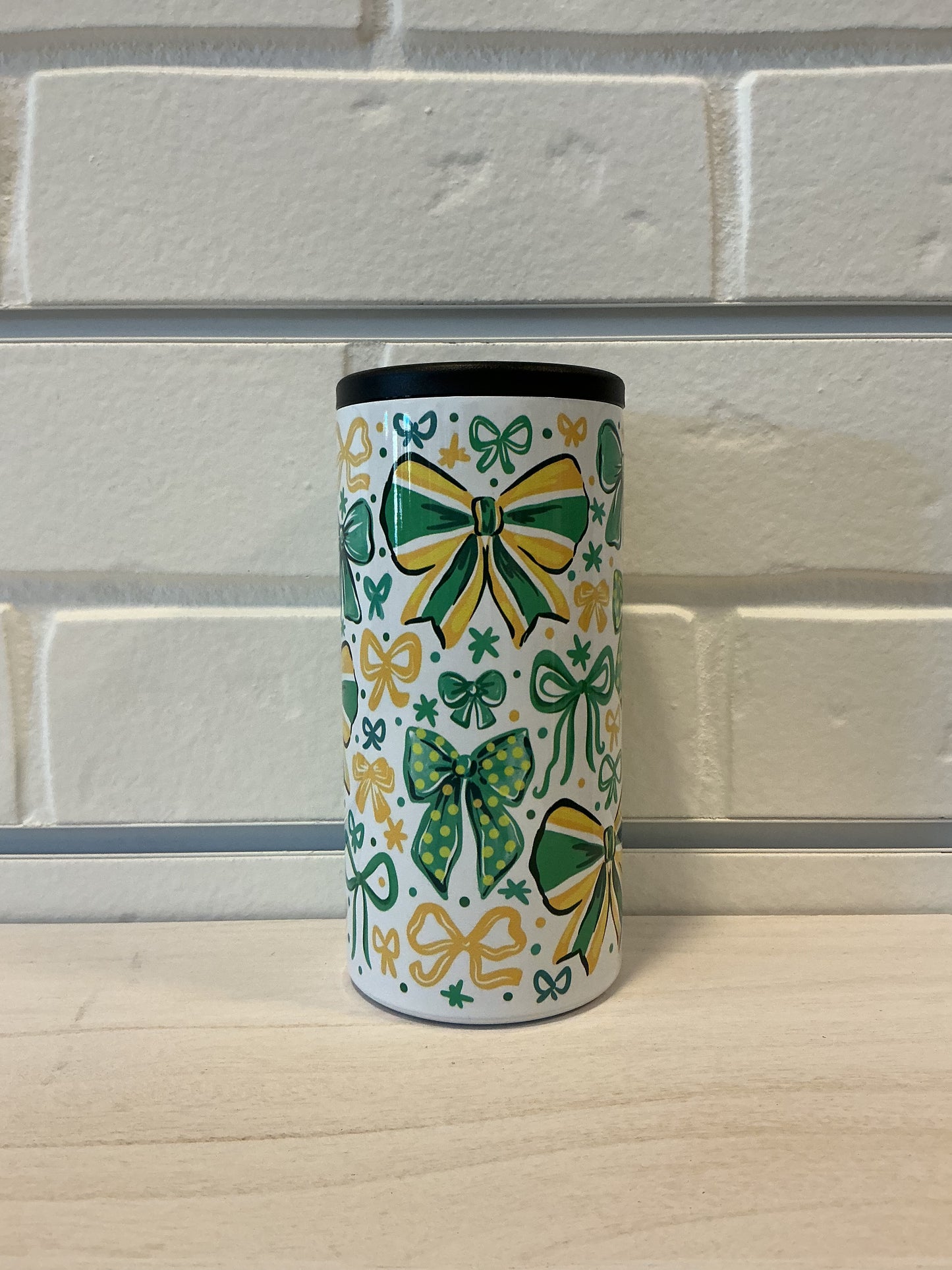 SLU Bow Slim Can Cooler