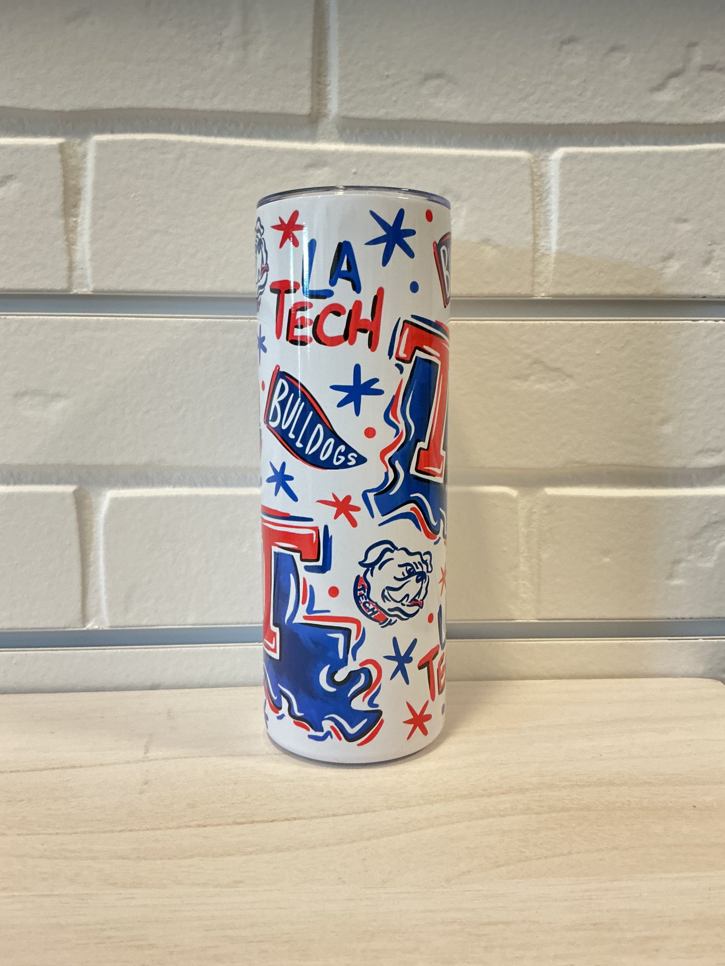 Louisiana Tech School Spirit Tumbler