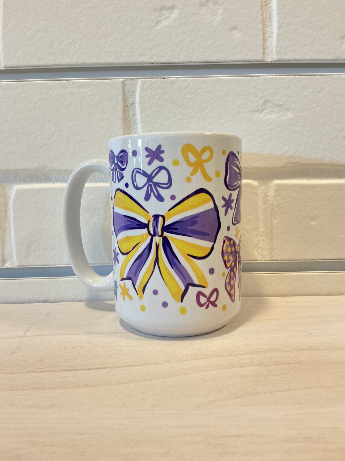 LSU Bow School Spirit Coffee Mug