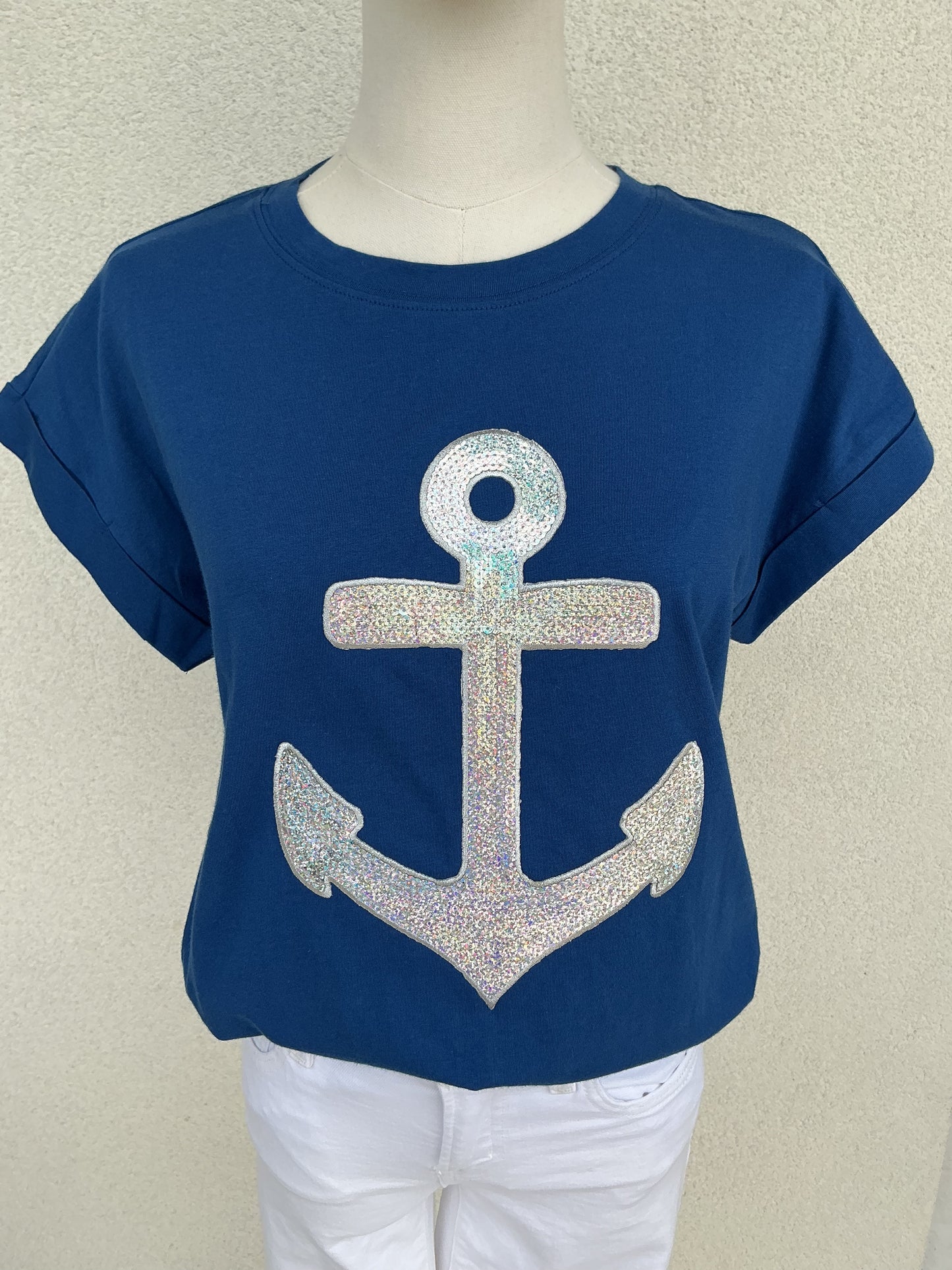 Mandeville Anchor Cuff Sleeve T