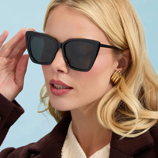 Becky ll - Black + Dark Smoke Polarized