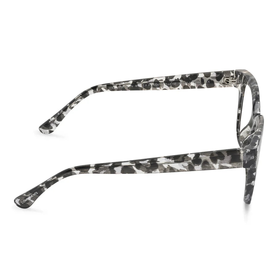 Ava Clear Leopard Blue-Light Readers