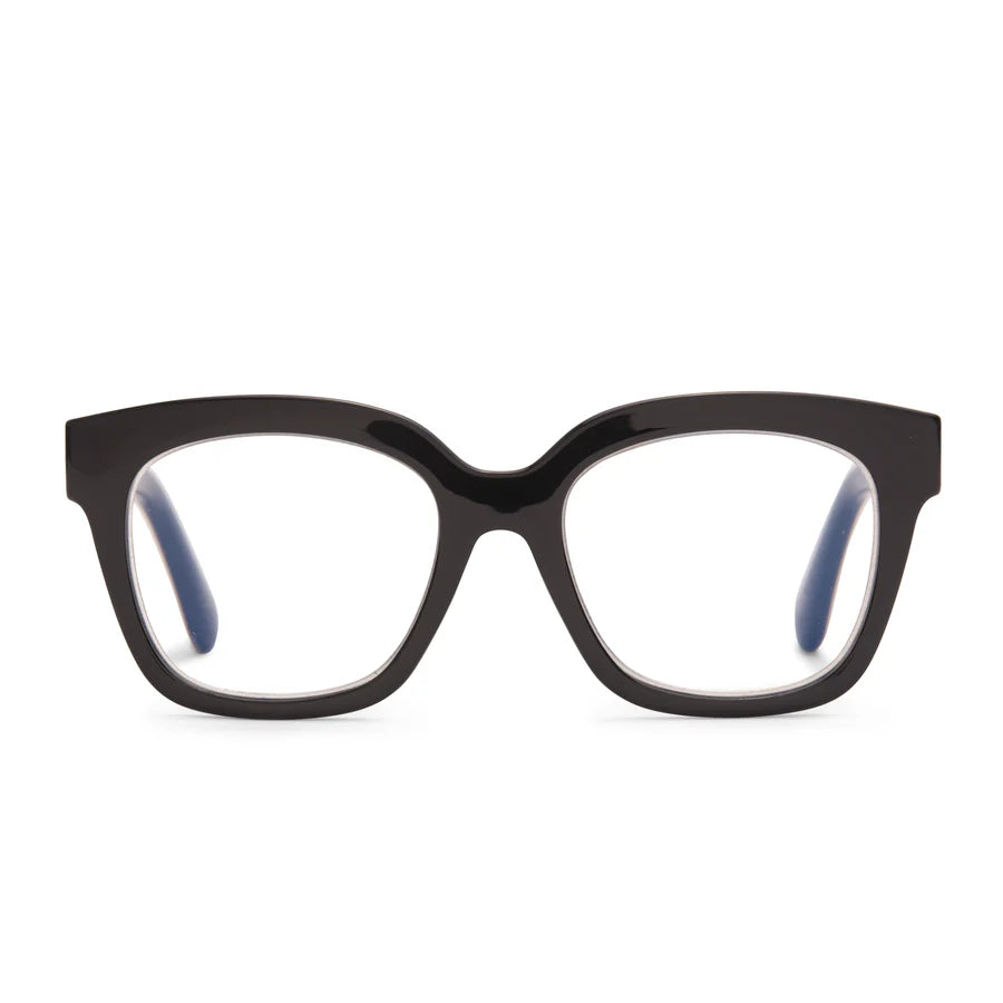 Ava Black + Blue-light Readers