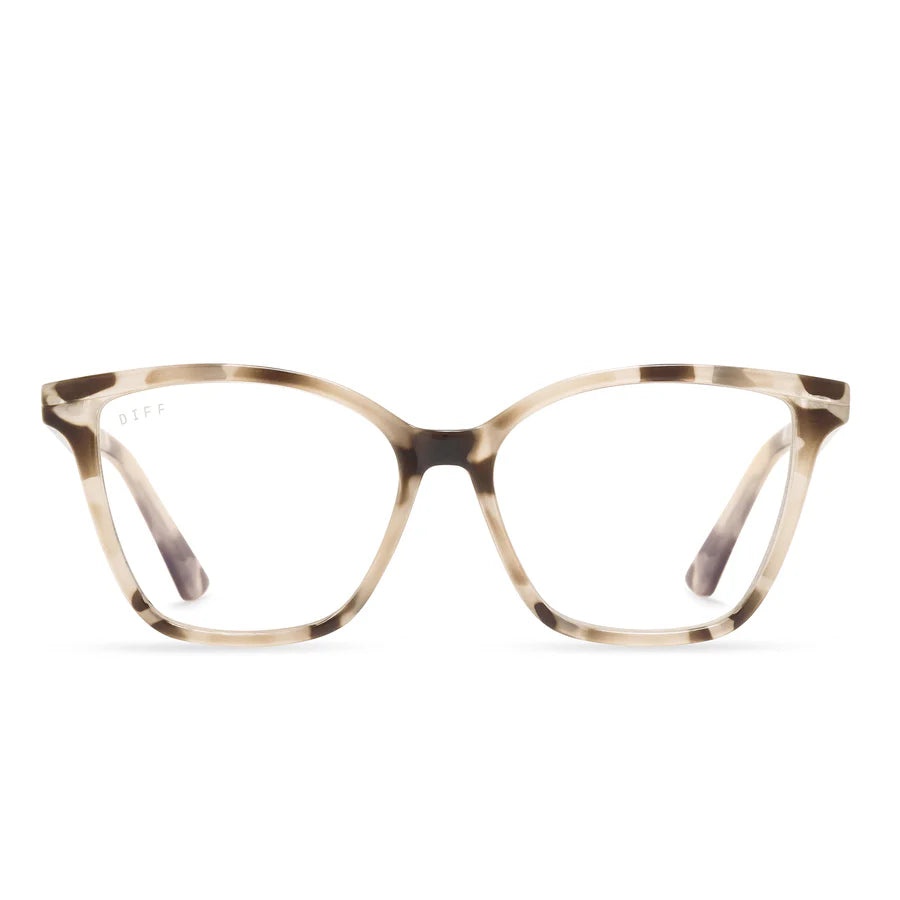 Leah Cream Tortoise Blue-Light Readers