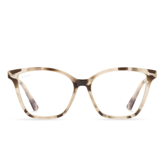 Leah Cream Tortoise Blue-Light Readers