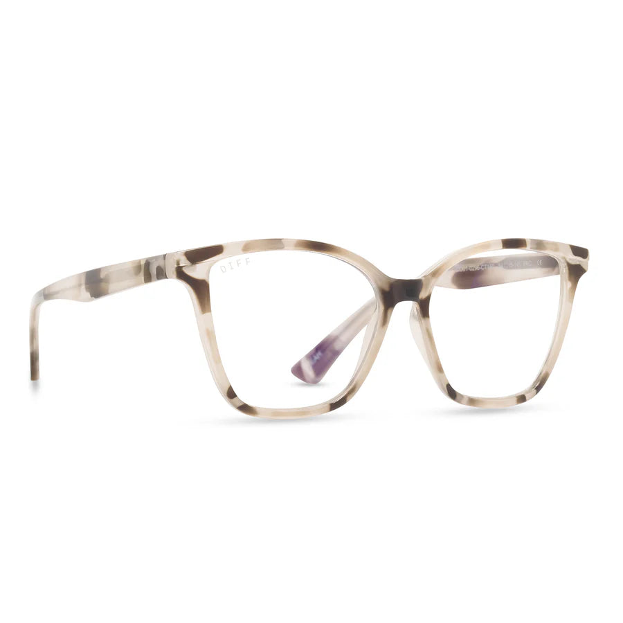 Leah Cream Tortoise Blue-Light Readers