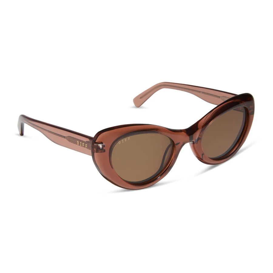 Diff Zaria Café Brown Sunglasses