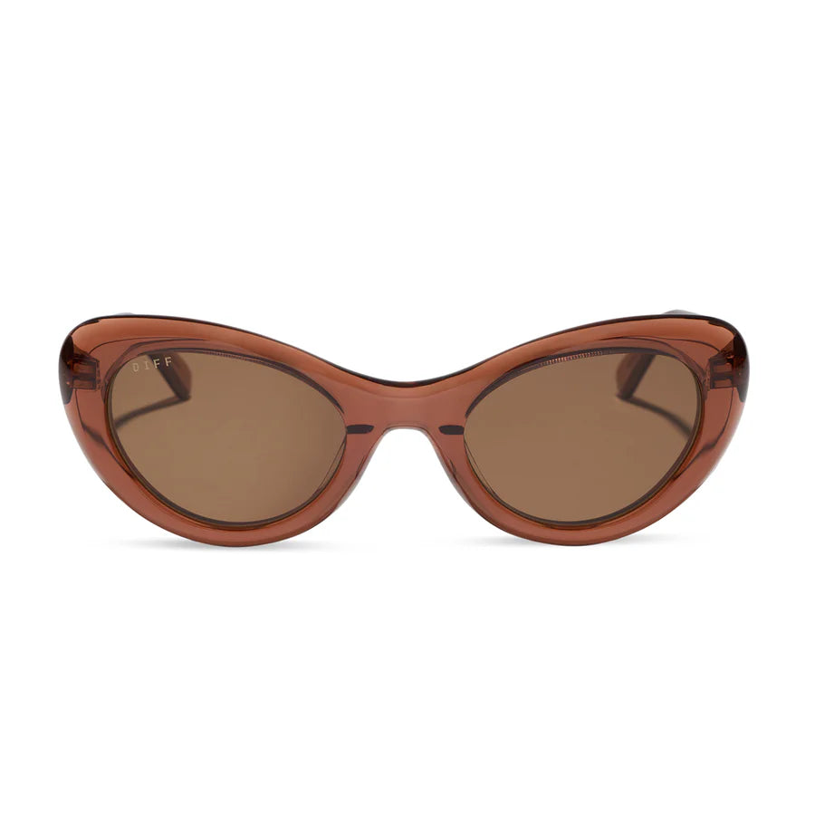Diff Zaria Café Brown Sunglasses