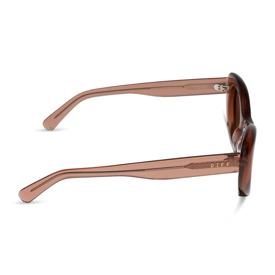 Diff Zaria Café Brown Sunglasses
