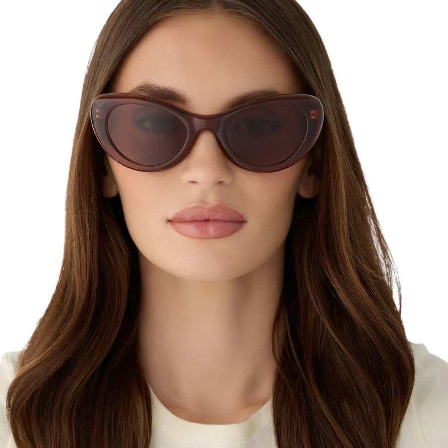 Diff Zaria Café Brown Sunglasses
