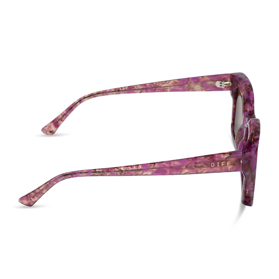 DIFF Greer Lavender Haze Tortoise Brown Sunglasses