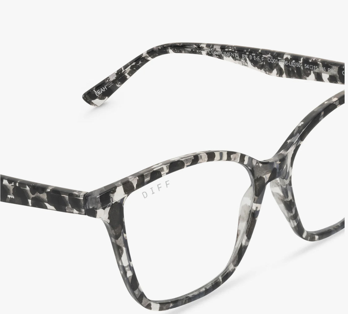 Leah Clear Leopard
