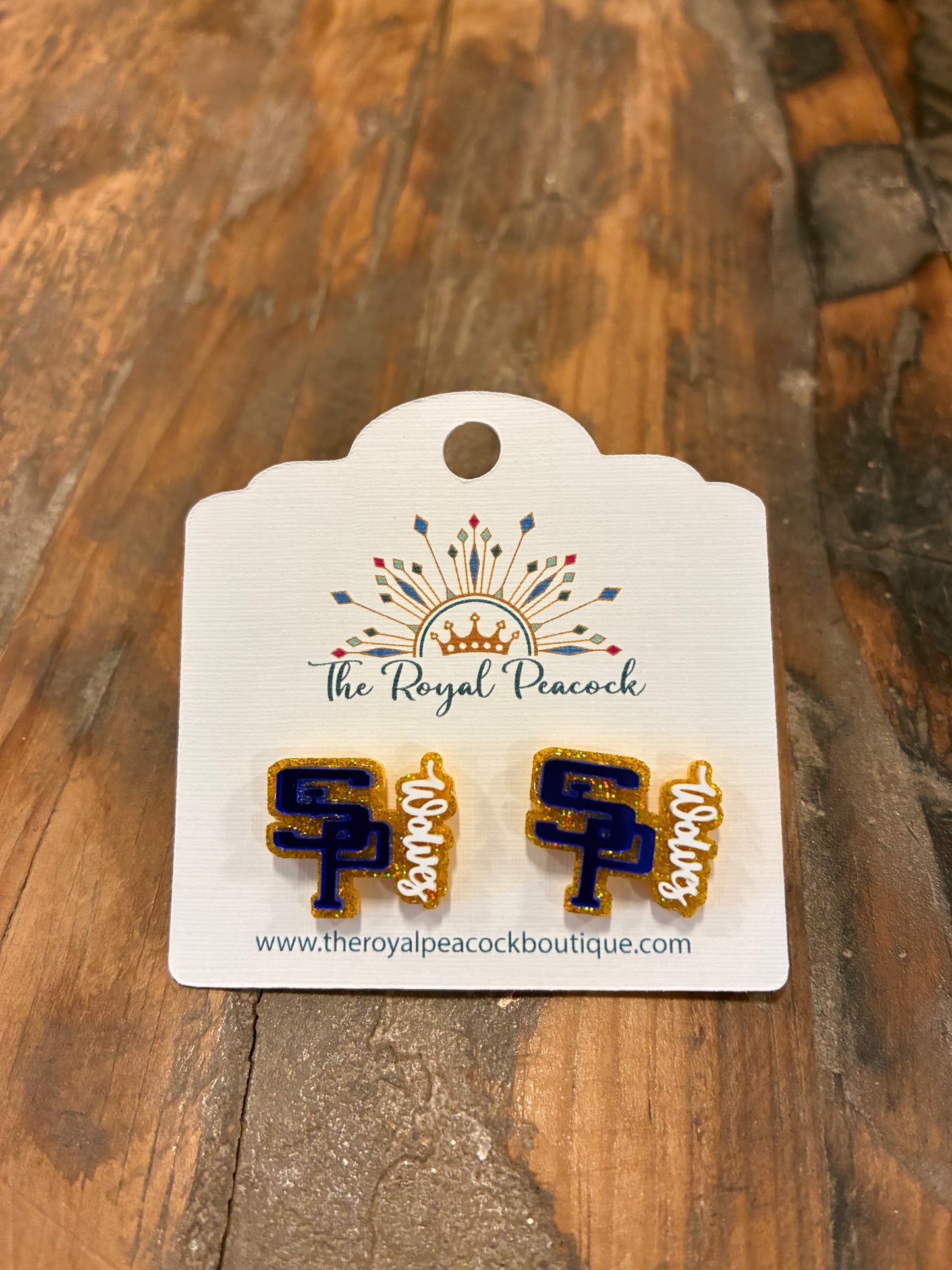 Wolves Stud Earrings