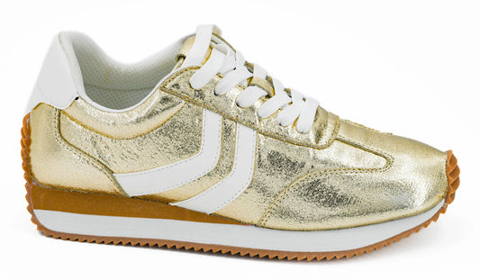 Kick Off Sneakers - Gold
