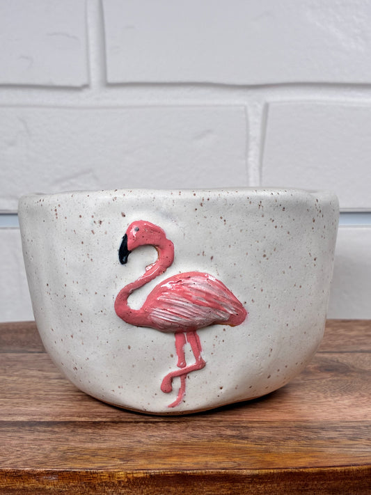 Flamingo Pottery Candles