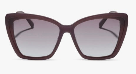 Diff Becky II sunglasses cocoa powder frame