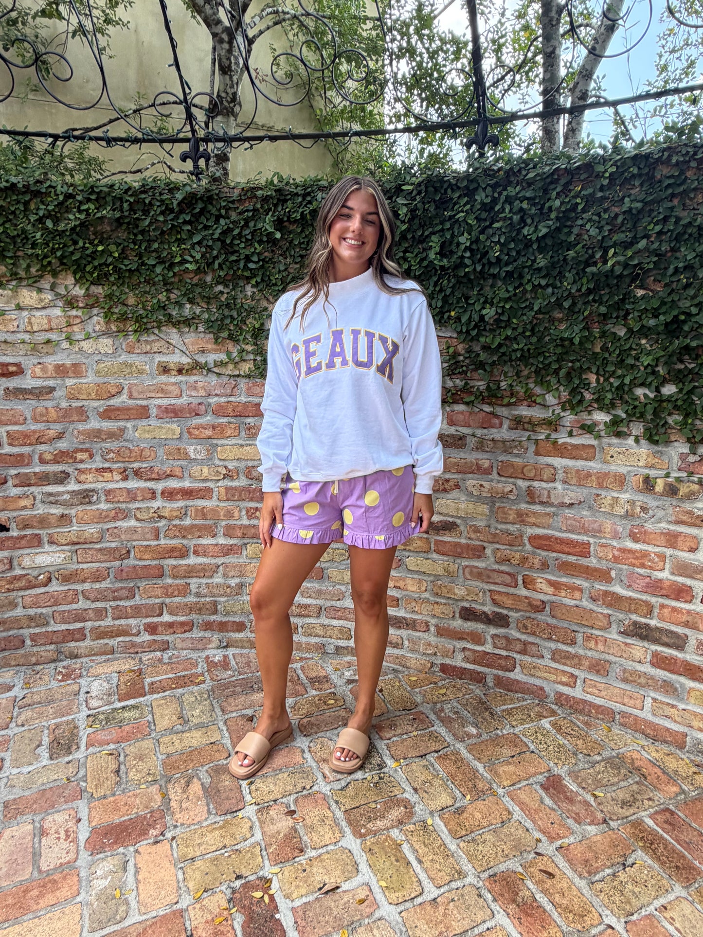 Geaux Girl Polka Dot Shorts