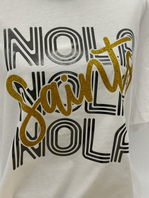 NOLA 3PEAT Saints T Shirt