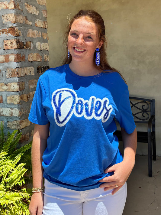 SSA DOVES  Glitter and  Sequin T shirts
