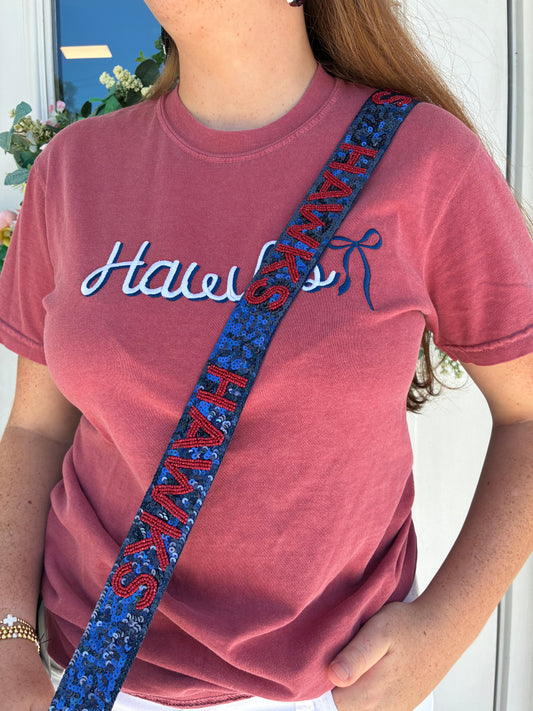 Hawks Beaded Purse strap