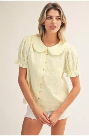 Yellow Darling Details Top